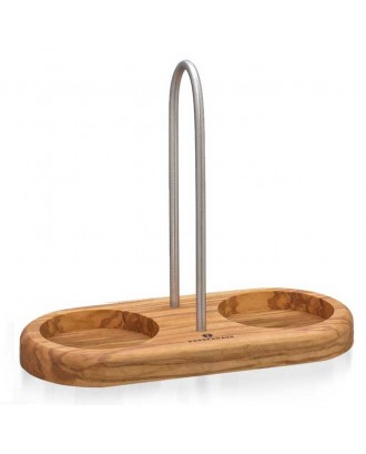 Suport pentru rasnite, lemn de maslin, 17x8 cm - ZASSENHAUS