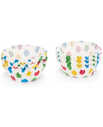 Set 200 hartii de copt pentru briose, 5 cm, multicolore - PATISSE