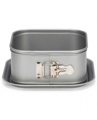 Forma adanca patrata, cu arc, 18x18 cm, otel, colectia SilverTop - PATISSE