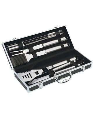 Set pentru gratar, 8 ustensile din inox, model Phoenix, colectia BBQ - KUCHENPROFI