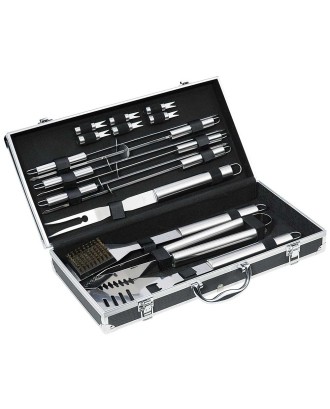Set pentru gratar, 16 ustensile din inox, model Arizona, colectia BBQ - KUCHENPROFI