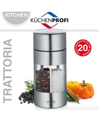 Rasnita 2-in-1 sare/piper, model Trattoria - KUCHENPROFI