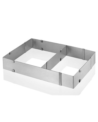 Forma dreptunghiulara ajustabila pentru copt, inox, 34 x 52 cm - KUCHENPROFI
