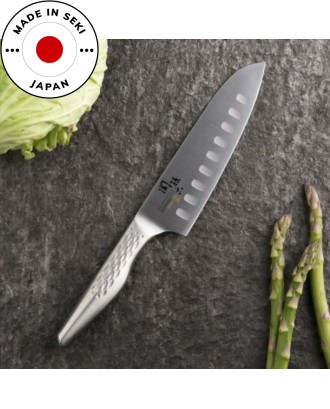 KAI Cutit festonat Santoku, Seki Magoroku Shoso, 16,5 cm