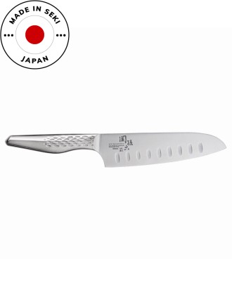 KAI Cutit festonat Santoku, Seki Magoroku Shoso, 16,5 cm