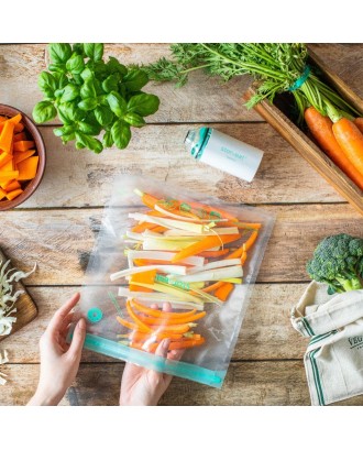 Pungi pentru vidarea alimentelor Stor'eat, set 10 buc, M - Mastrad