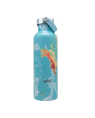 Termos cu pereti dubli, otel inoxidabil, 750 ml, World Map - VIN BOUQUET 